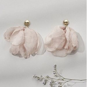 ISO Olive + Piper petal earrings